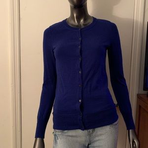 Dark blue cardigan